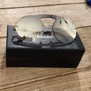 Prada Chic Silver-Toned Sunglasses